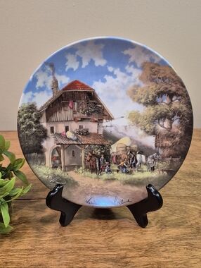 SELTMANN WEIDEN Blacksmith "Vor der Schmiede" Limited Edition Collector Plate